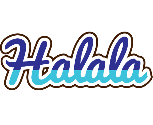 Halala raining logo