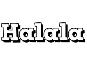 Halala snowing logo