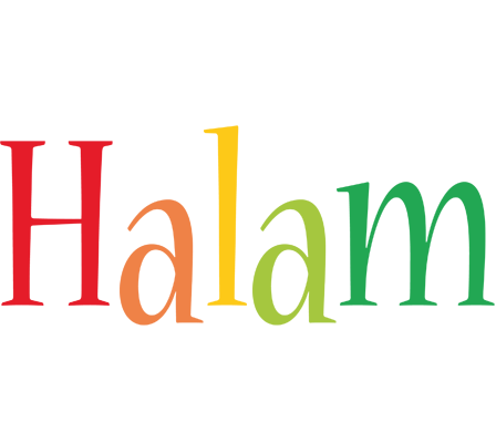 Halam birthday logo