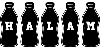 Halam bottle logo