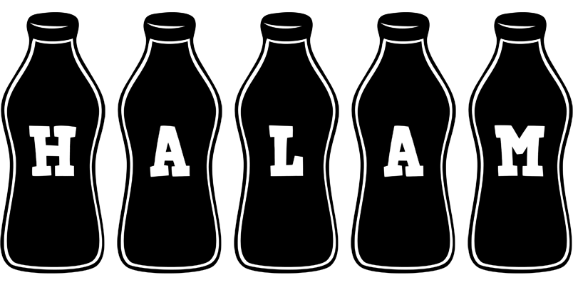 Halam bottle logo