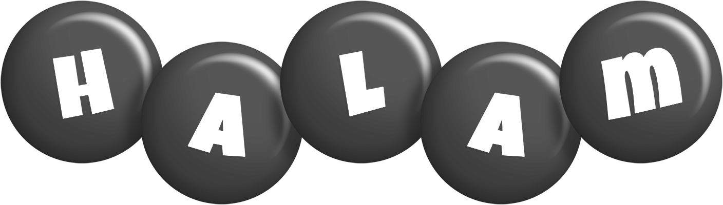 Halam candy-black logo