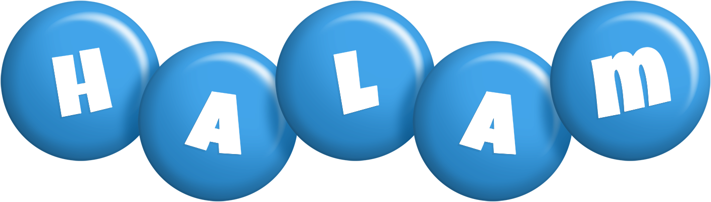 Halam candy-blue logo
