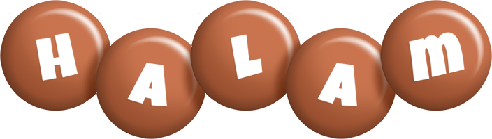 Halam candy-brown logo