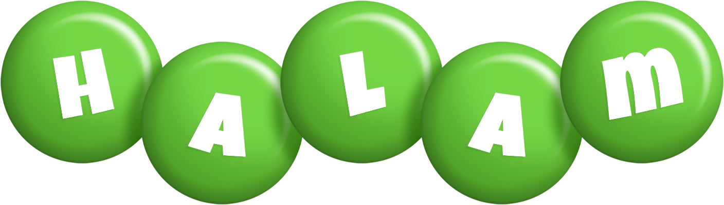 Halam candy-green logo