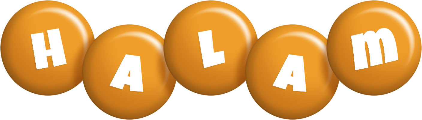Halam candy-orange logo