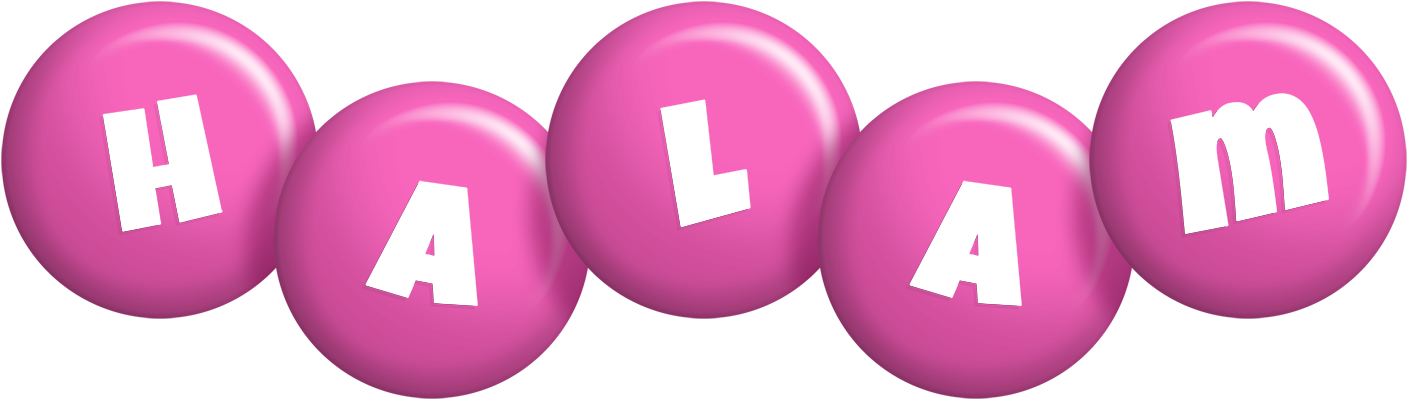 Halam candy-pink logo