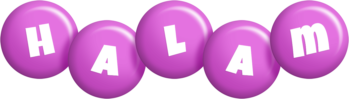Halam candy-purple logo