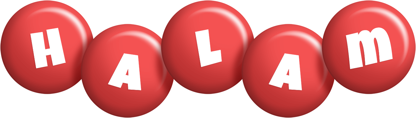 Halam candy-red logo