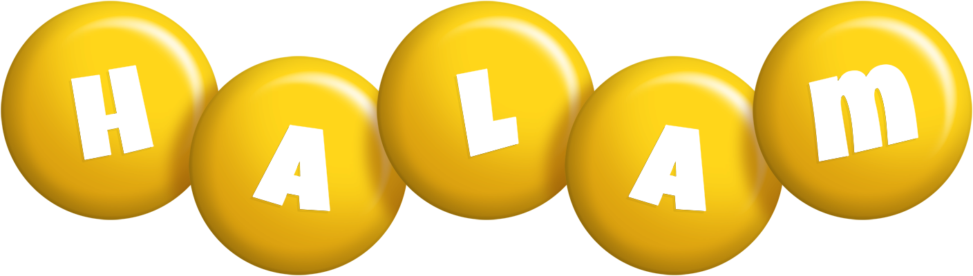 Halam candy-yellow logo