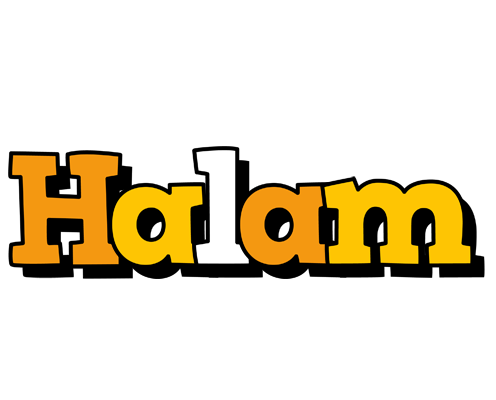Halam cartoon logo