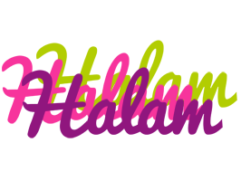 Halam flowers logo