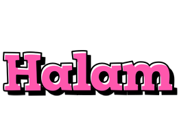 Halam girlish logo