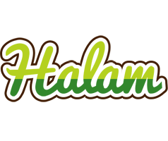 Halam golfing logo