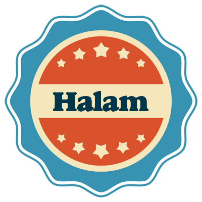 Halam labels logo