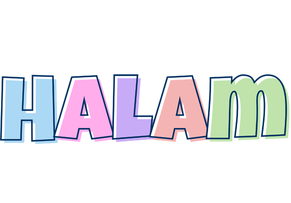 Halam pastel logo