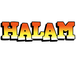 Halam sunset logo