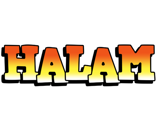 Halam sunset logo