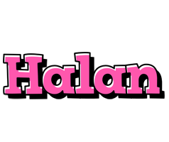 Halan girlish logo