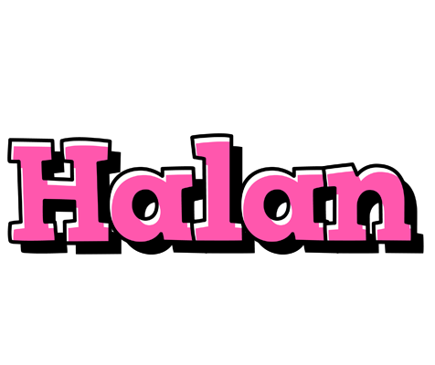 Halan girlish logo
