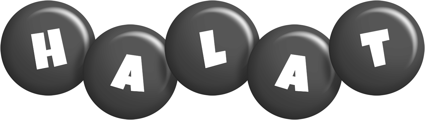 Halat candy-black logo