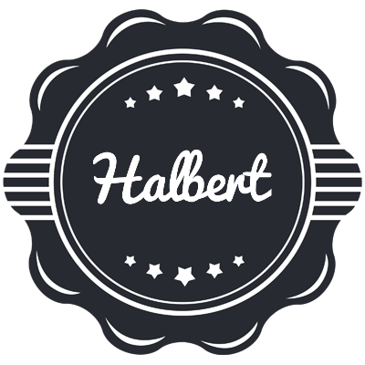 Halbert badge logo