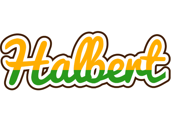 Halbert banana logo