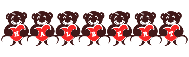 Halbert bear logo