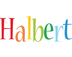 Halbert birthday logo