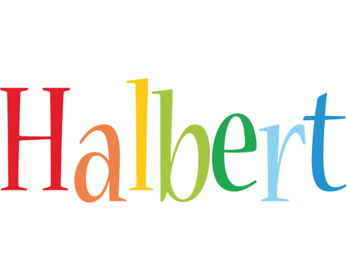 Halbert birthday logo
