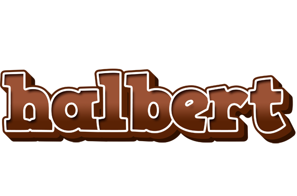 Halbert brownie logo