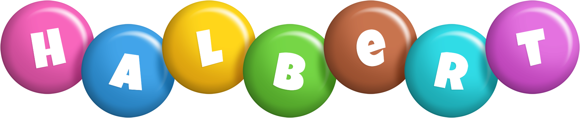 Halbert candy logo