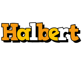 Halbert cartoon logo