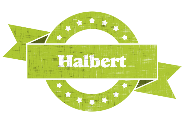 Halbert change logo