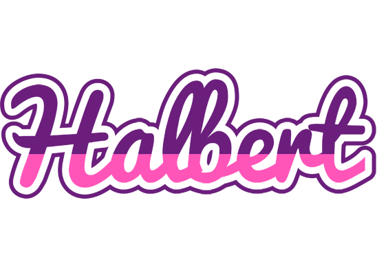 Halbert cheerful logo
