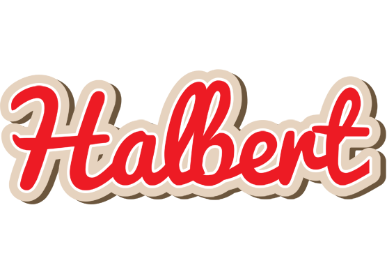 Halbert chocolate logo