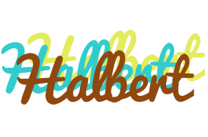 Halbert cupcake logo