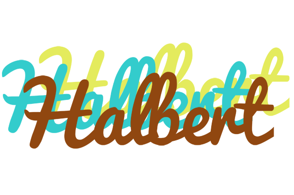 Halbert cupcake logo
