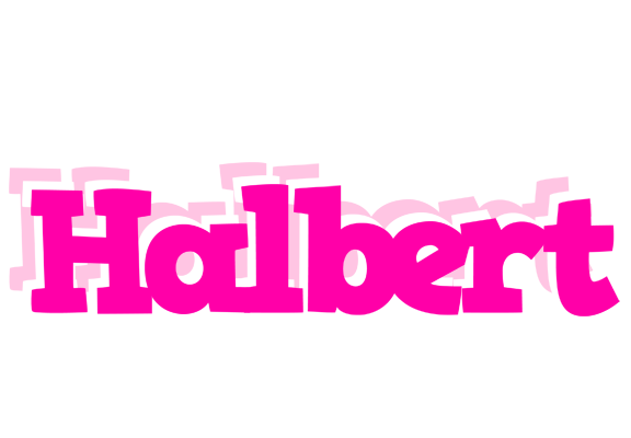 Halbert dancing logo