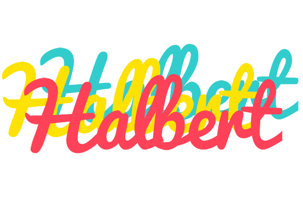 Halbert disco logo