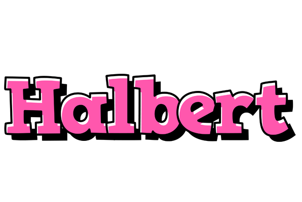 Halbert girlish logo