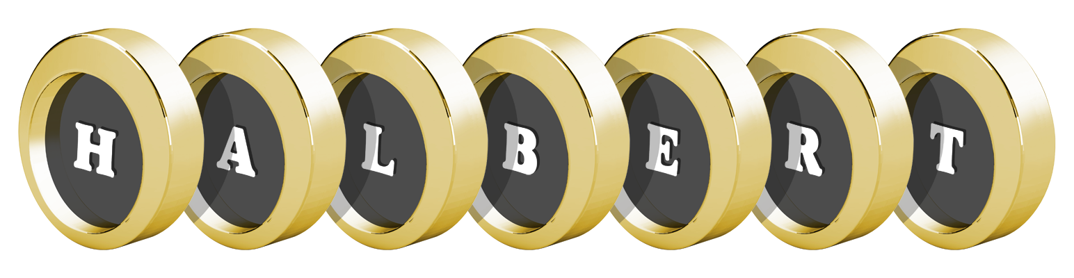 Halbert gold logo