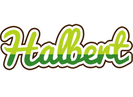 Halbert golfing logo