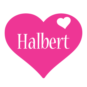 Halbert love-heart logo