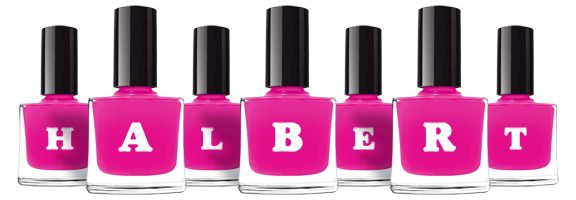 Halbert nails logo