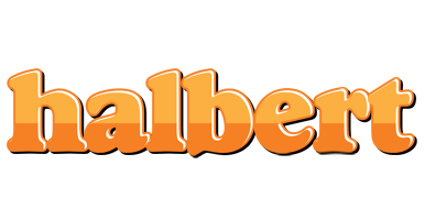 Halbert orange logo