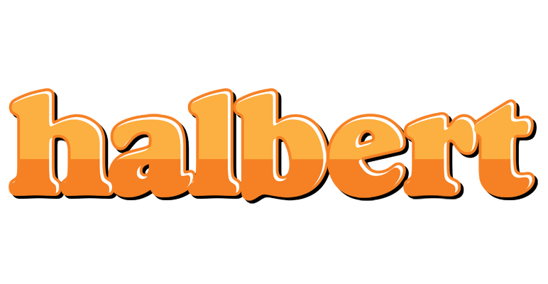 Halbert orange logo