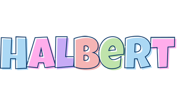 Halbert pastel logo