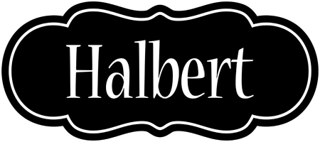 Halbert welcome logo