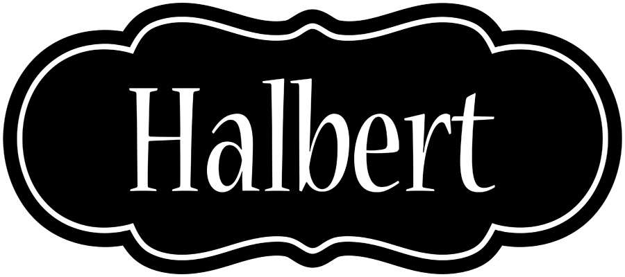 Halbert welcome logo